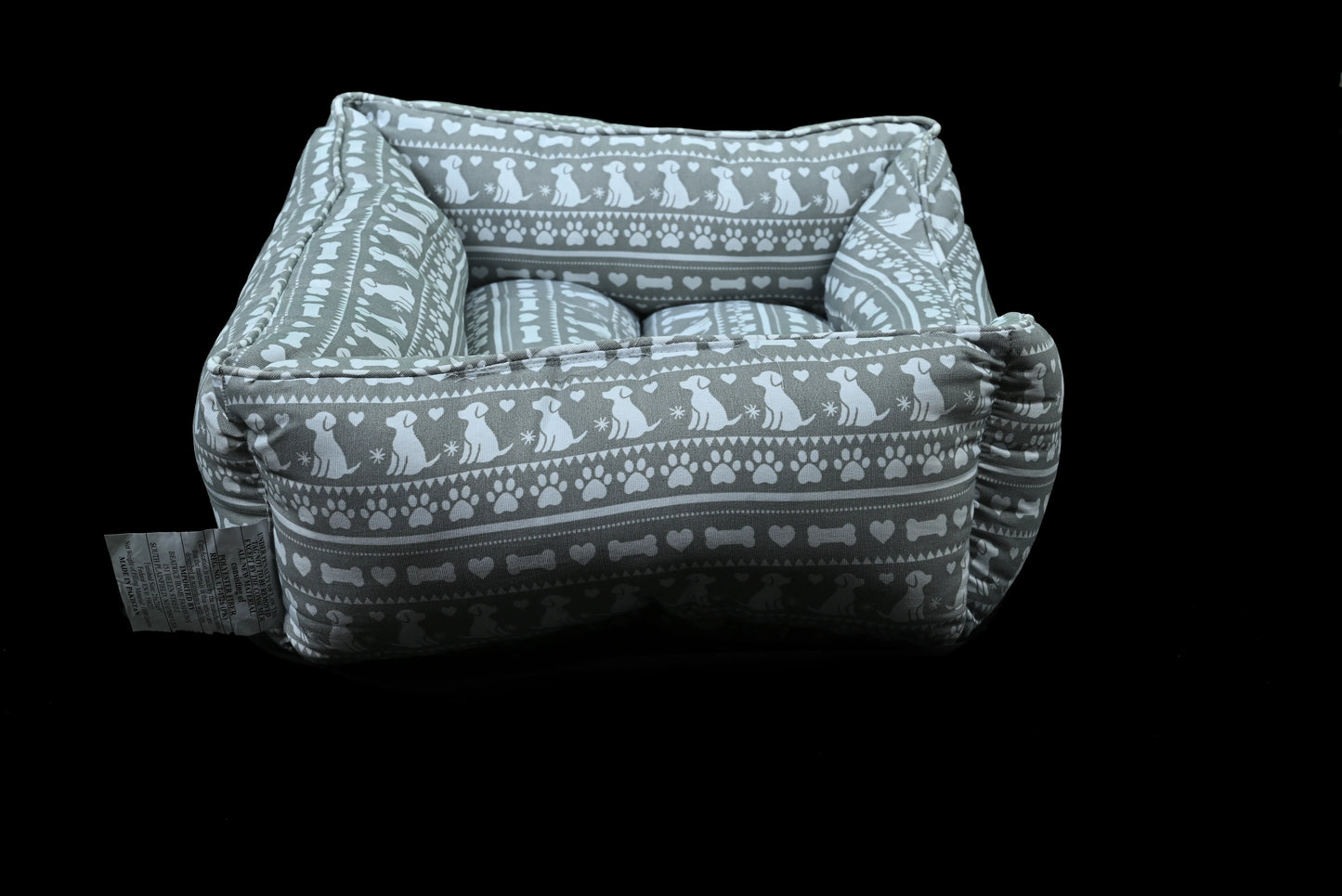 Paw Prints Pet Bed