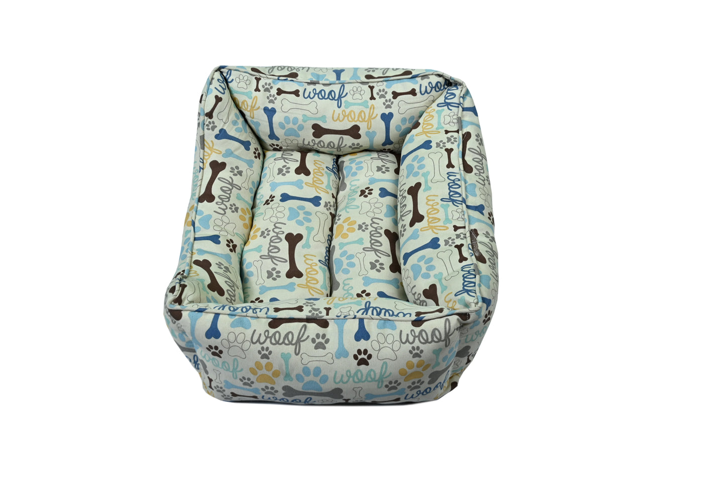 Pets Pak Woof Print Pet Bed