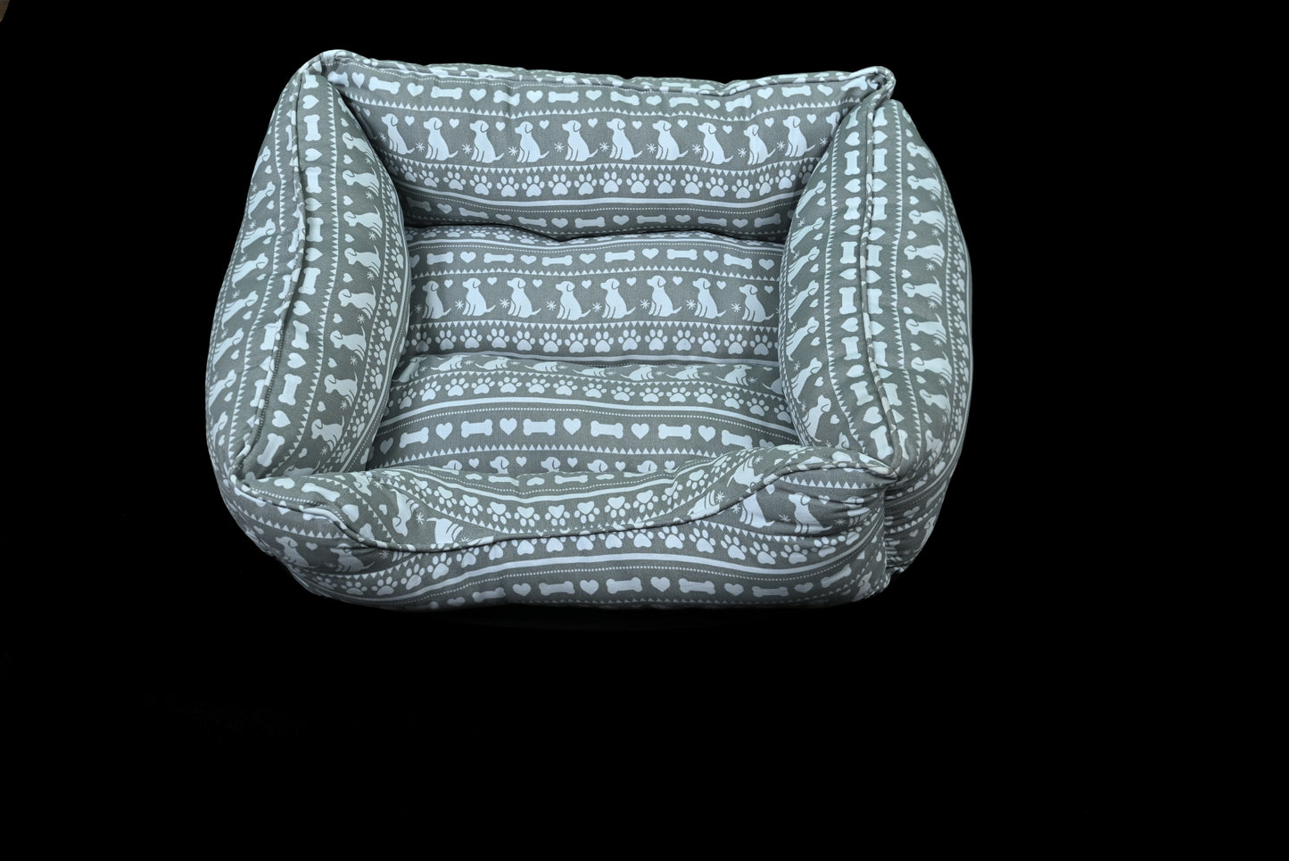 Paw Prints Pet Bed