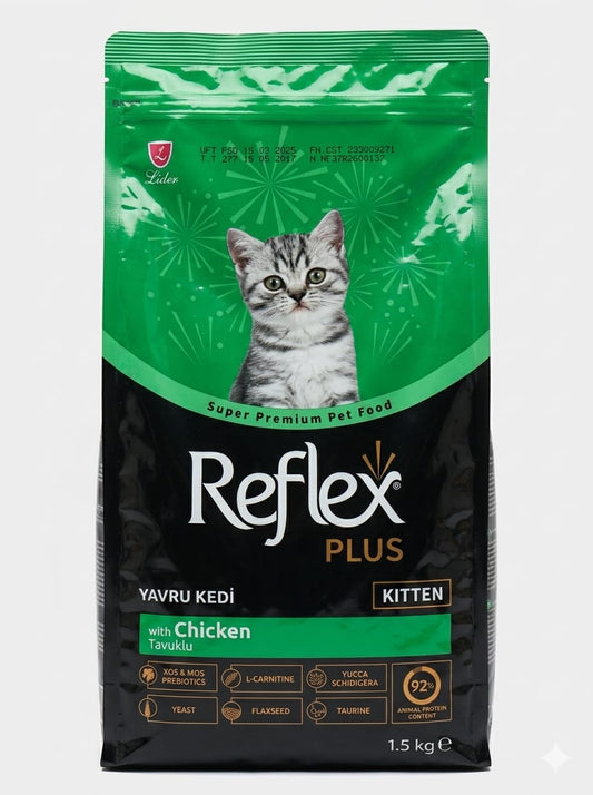 Reflex Plus Kitten Food with Chicken - 1.5kg