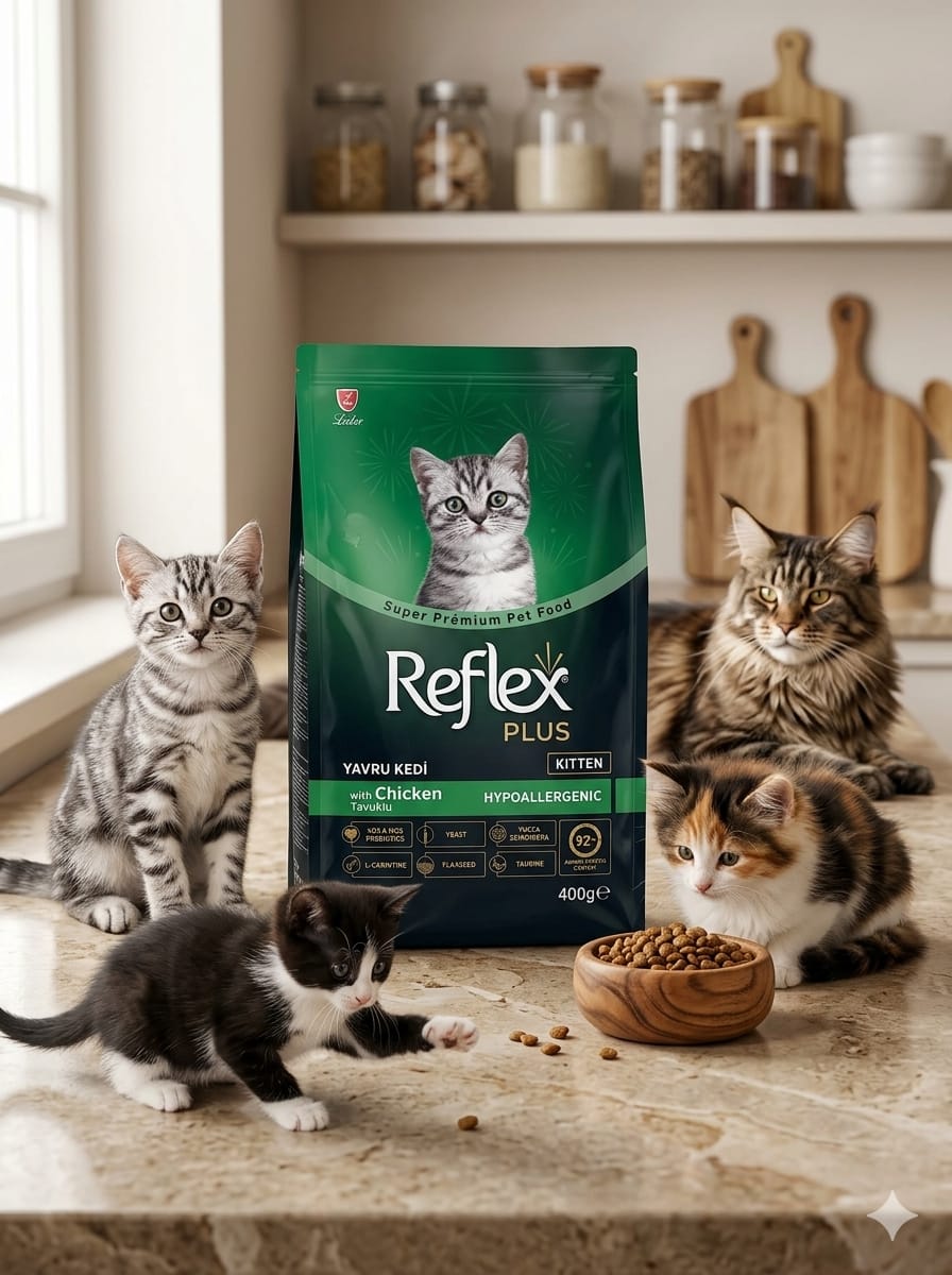 Reflex Plus Kitten Food with Chicken - 1.5kg